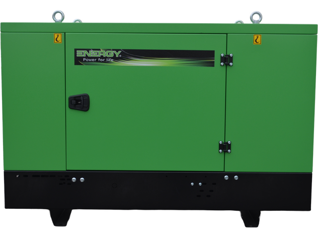 Stromerzeuger Diesel 45kVA 230V 50Hz, 1500 U/Min
Dieselmotor KOHLER KDI 2504TCR(Stage V), Elektrostart, 75 Liter Tank
Synchrongenerator 4 Pole Bürstenlos mit AVR Regelung
Schallverhaubung
Steuerung Comap AMF 25 (digitale Anzeige für Spannung, Strom, Frequenz, Tankinhalt)
Not Aus Schalter
Batterieladegerät
Klemmleiste
